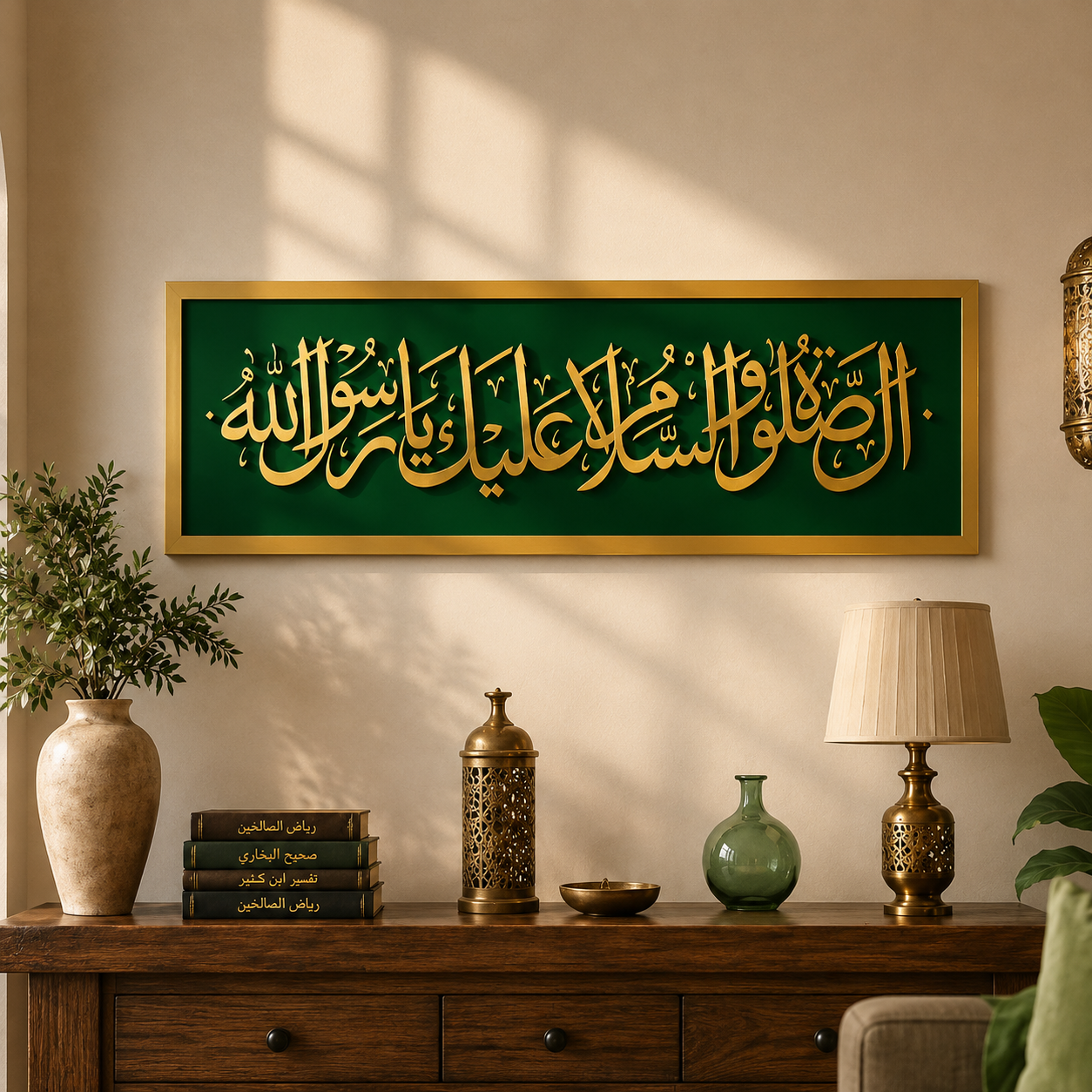 Darood Paak – Assalatu Wasalamu Alaika Ya Rasool Allah | Premium Islamic Wall Art By Zapra Zone